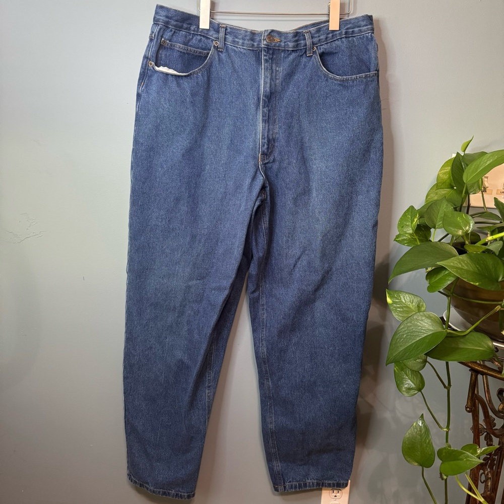 Open Trails Blue Stonewashed Denim Jeans. Men’s 42 x 32 (actual 38x31)
